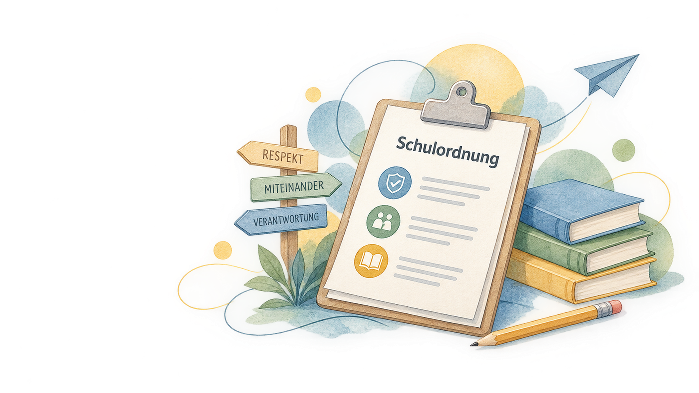 Illustration zur Schulordnung der Joseph-Beuys-Schule